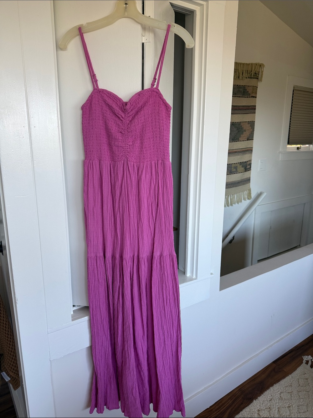 l*space Fuchsia Spaghetti-Strap Maxi Dress